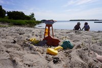 Viking Toys ensemble de jeu sable et eau avec moulin en plastique recyclé-3