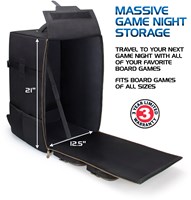 Enhance Gaming sac à dos jeux de société - noir (grand) pour passionnés-2