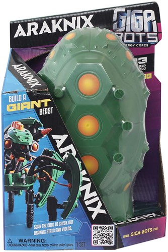 GIGA BOTS Beast actiefiguur Araknix - bouwbaar speelgoed robot