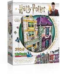 Wrebbit 3D puzzel Harry Potter Madam Malkin's & Florean Fortescue's ijswinkel 290 stukjes