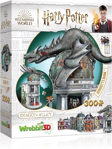 Wrebbit Puzzle 3D Harry Potter Banque Gringotts 300 pièces