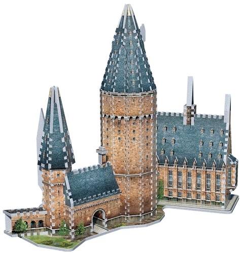 Wrebbit 3D Puzzel - Harry Potter Hogwarts Great Hall - 850 stukjes-3