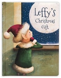 Jellycat Boek Leffys Kerstcadeau - 29x22cm