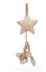 Jellycat Muziekknuffel Blossom Bea Beige Konijn - 7x19x28cm