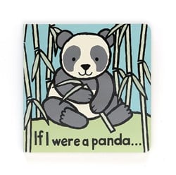 Jellycat Panda voelboekje kartonboek interactief 15x15cm baby