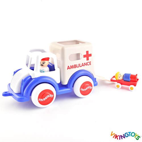 Viking Toys Grande ambulance en boîte