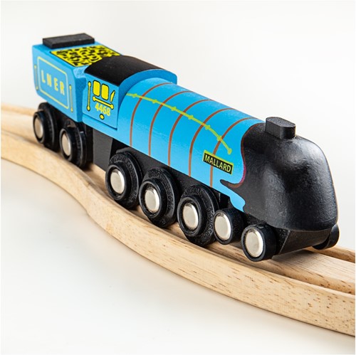 Bigjigs Houten Stoomlocomotief Replica - Mallard-3