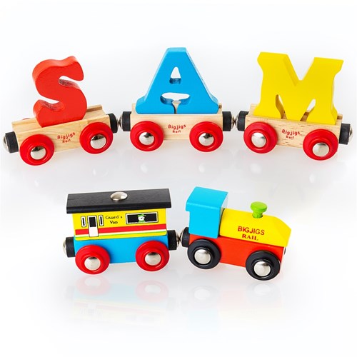 Bigjigs Lettertrein locomotief-2