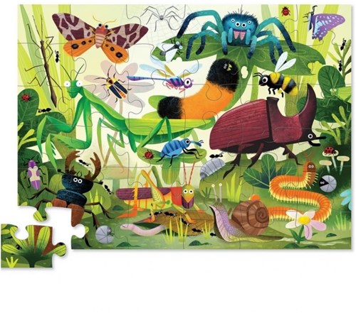 Crocodile Creek Vloerpuzzel Backyard Bugs - 36 stukjes-2