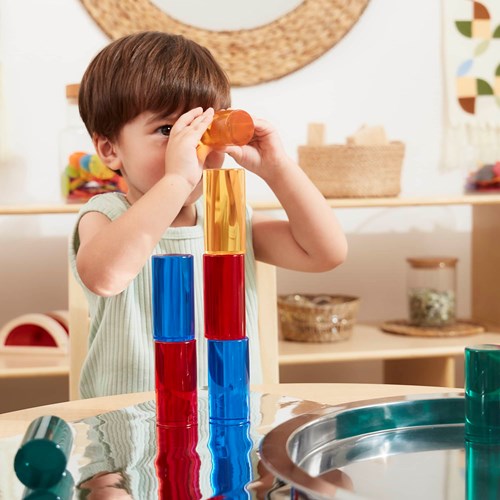 Guidecraft licht en kleur speelgoed cilinder set - educatief speelgoed-2