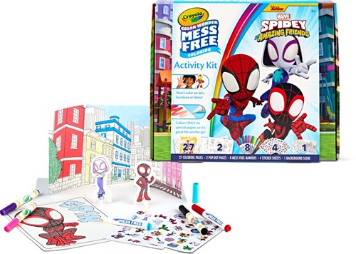 Crayola kleurset Color Wonder Spidey - creatieve knutselset voor kinderen