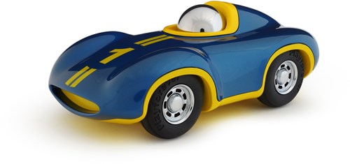 Voiture jouet Playforever Speedy Le Mans Boy bleu-jaune mini-2