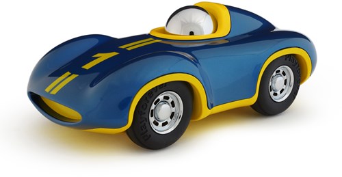 Voiture jouet Playforever Speedy Le Mans Boy bleu-jaune mini