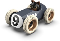 Playforever speelgoedauto Egg Scrambler met piloot Karlos