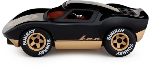 Playforever - voiture jouet Ken Cave noire - design rétro et plaisir de jeu-2
