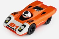 Playforever speelgoedauto Zemonsta Egon multicolor oranje karton