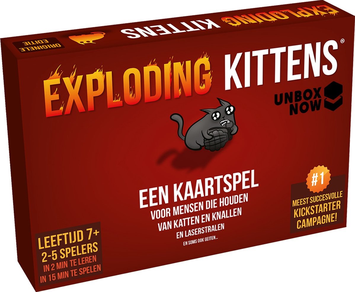 verlies Efficiënt stad EXPLODING KITTENS kaartspel Nederlands