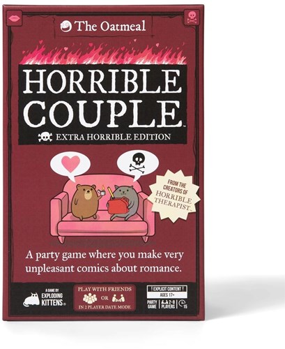 Exploding Kittens jeu de cartes Horrible Couple Extra Horrible Edition adultes