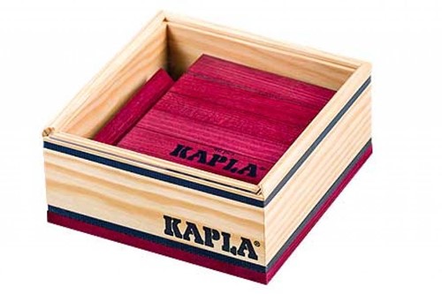 Kapla Kapla - 40 SQUARES - Colored planks purple