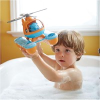 Green Toys hélicoptère de mer orange - jouet écologique pour enfants-3