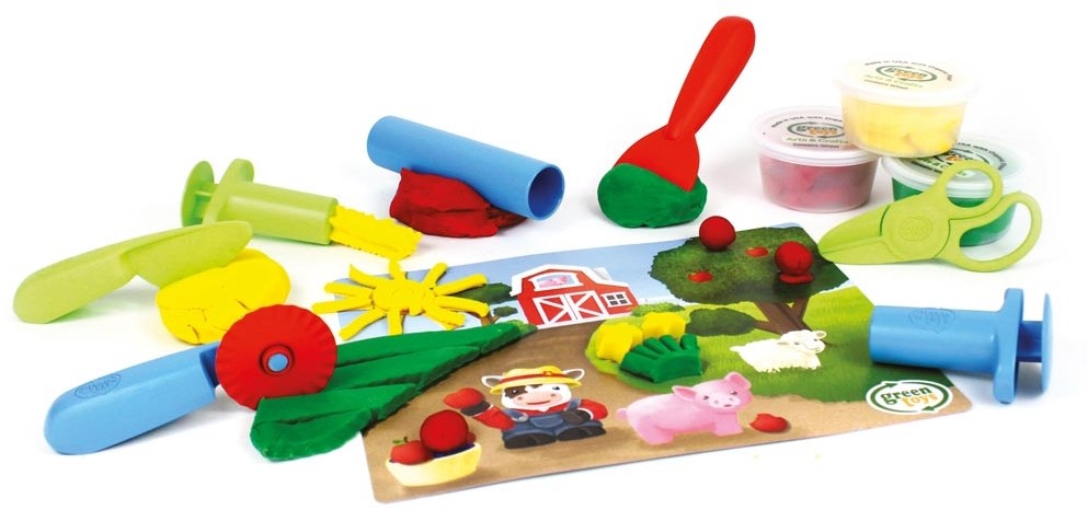 Green Toys Play Mats and Tools Dough Set (Jeu de pâte à modeler)