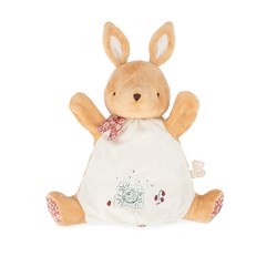Kaloo handpop konijn - knuffel pop voor kinderen - multicolor