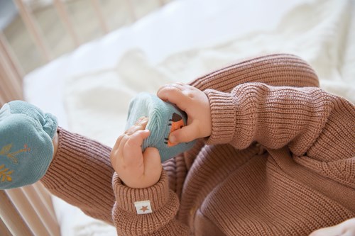 Kaloo coffret cadeau bébé souris - bracelet et chaussons avec grelot-3