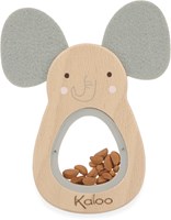 Kaloo hochet éléphant en bois jouet bébé - Collection Petites Chansons