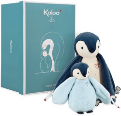 Kaloo knuffel pinguïn blauw - Complices collectie - pluche speelgoed