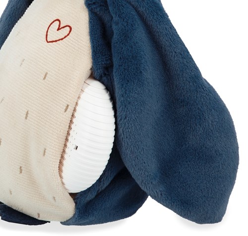 Kaloo peluche pingouin bleu avec bruit blanc et enregistreur-3