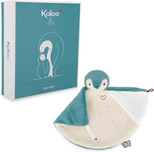 Kaloo Complices - Pinguin Groen knuffeldoek