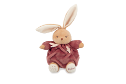 Kaloo knuffel konijn bordeaux - extra zacht pluche speelgoed 17 cm