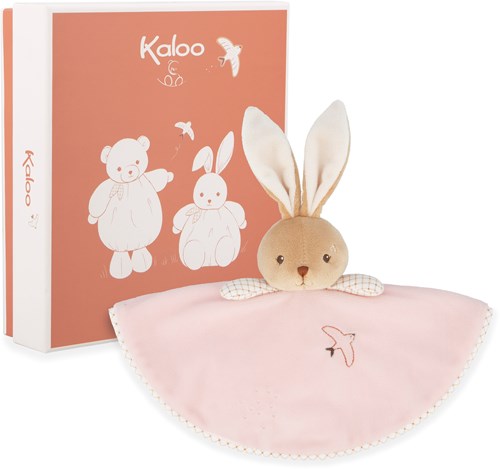 Kaloo - Doudou Lapin Rose - Ultra Doux et Matière Recyclée-3