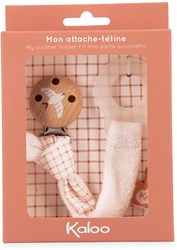 Kaloo fopspeenhouder crème - babyaccessoire voor onderweg