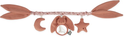 Kaloo jouet poussette terracotta - chaîne d'activités bébé avec jouets