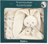 Kaloo couverture doudou bébé - Lapinoo Ma Couverture Crème douce et tendre-2