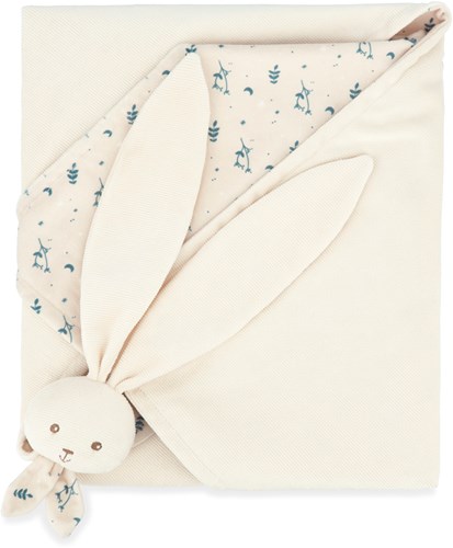 Kaloo couverture doudou bébé - Lapinoo Ma Couverture Crème douce et tendre