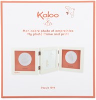 Kaloo cadre photo bébé empreinte main pied bois décoration-2
