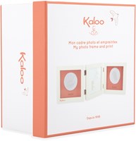 Kaloo cadre photo bébé empreinte main pied bois décoration-3