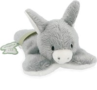 Kaloo livre doudou âne - livre bébé tissu aventure à la ferme-2