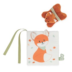 Kaloo knuffelboekje vos - babyboekje met zachte vos en bosdieren