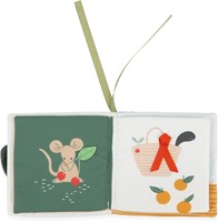 Kaloo livre doudou chat - livre bébé en tissu avec peluche Chamallow-2