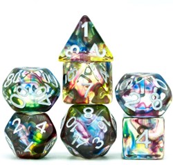 Foam Brain Games dés Northern Lights set - dés RPG colorés