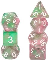 Foam Brain Games dobbelstenen glow in the dark Rebirth RPG set