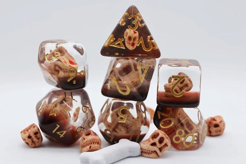 Foam Brain Games dés Dino Fossil set pour jeux de rôle