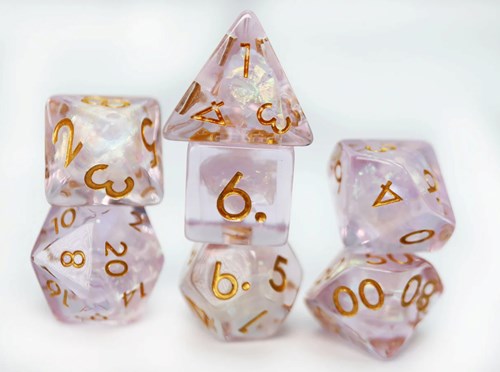 Foam Brain Games dés Sakura Petals RPG set - jeu de rôle