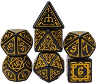 Foam Brain Games dobbelstenen Cryptic Knots Golden Cuirass set voor RPG