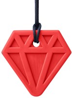Ark Therapeutics bijtketting diamant rood kauwsieraad voor kinderen