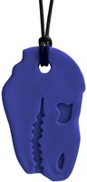 Ark Therapeutics collier à mâcher dinosaure jouet sensoriel bleu foncé