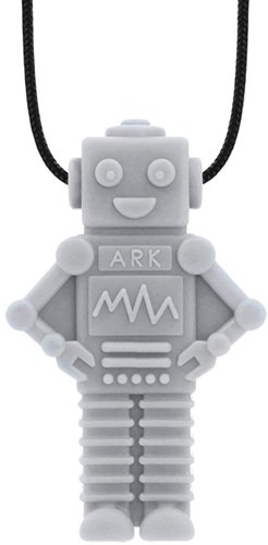 Ark Therapeutics collier à mâcher sensoriel robot gris clair pour enfants